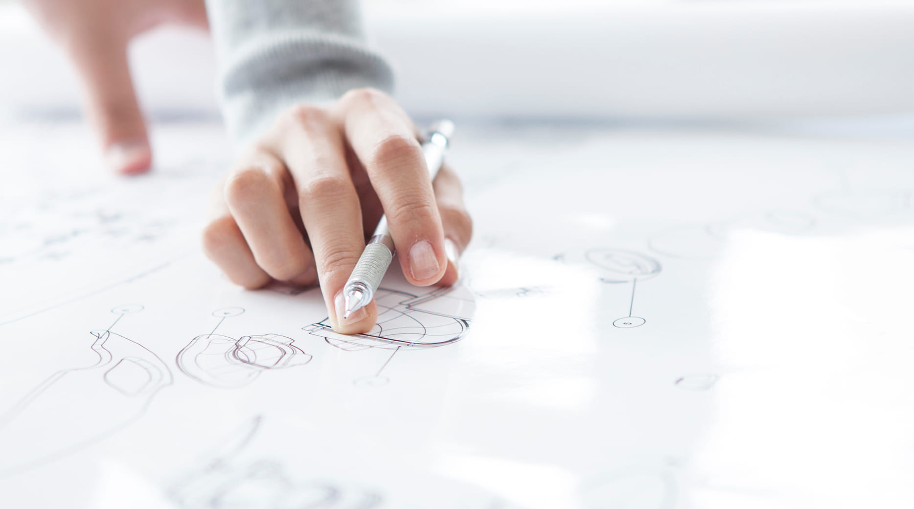 デザイン作業の様子